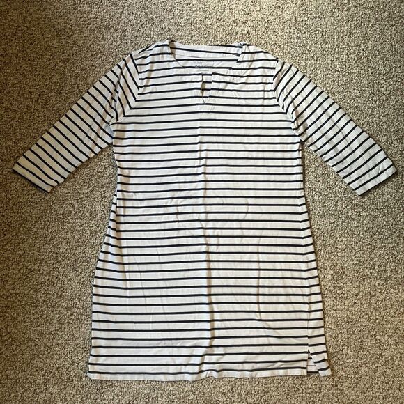 Coolibar Ocean Side Tunic Dress Beach Cover Up UPF 50+ UV Protection Coastal L - Picture 1 of 8